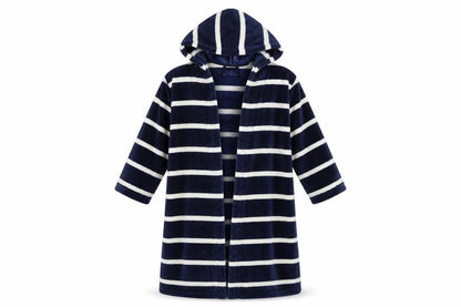 H&M Girls Blue Striped   Gown Size 6-7 Years