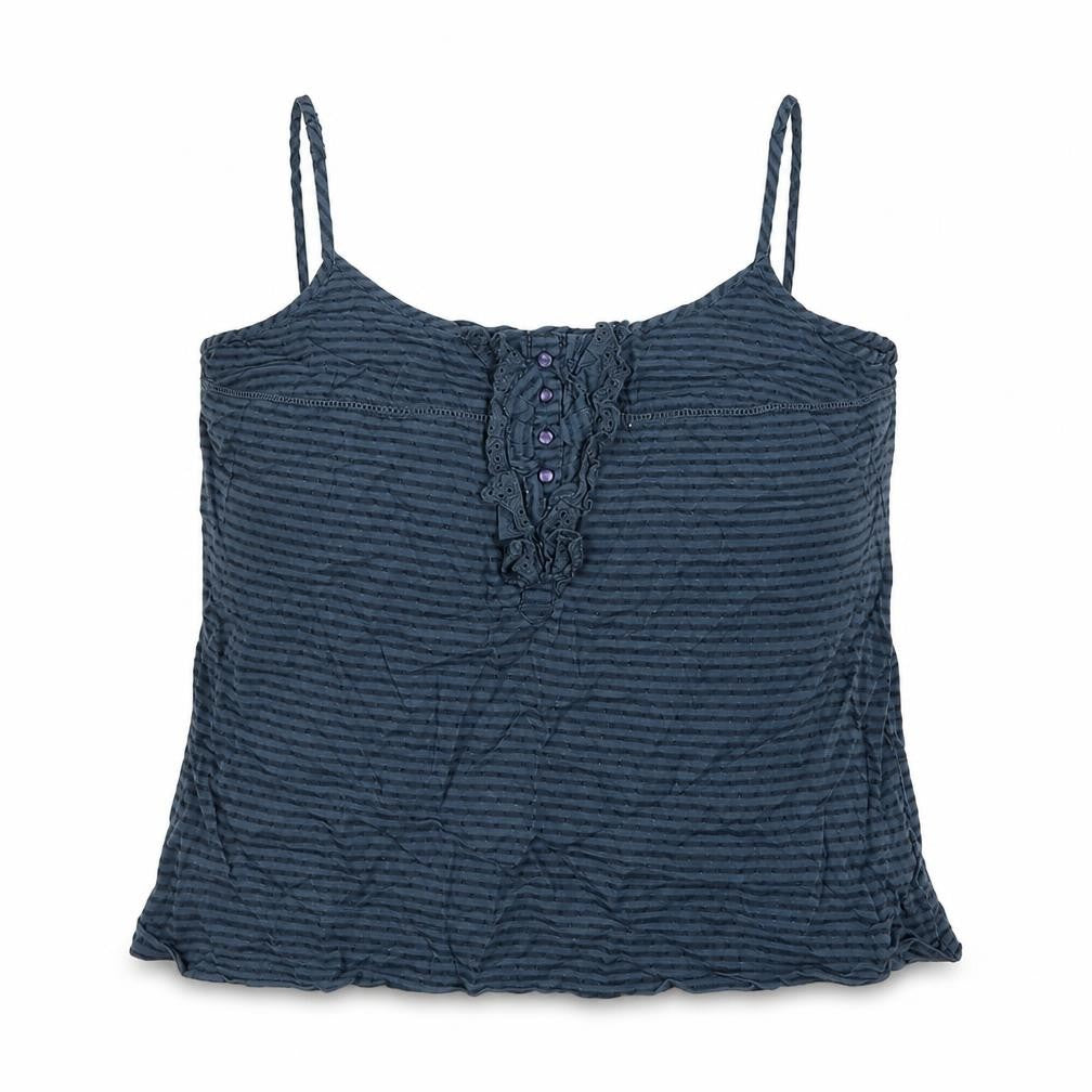 Womens UK Size 12 La Redoute Blue Basic Blouse