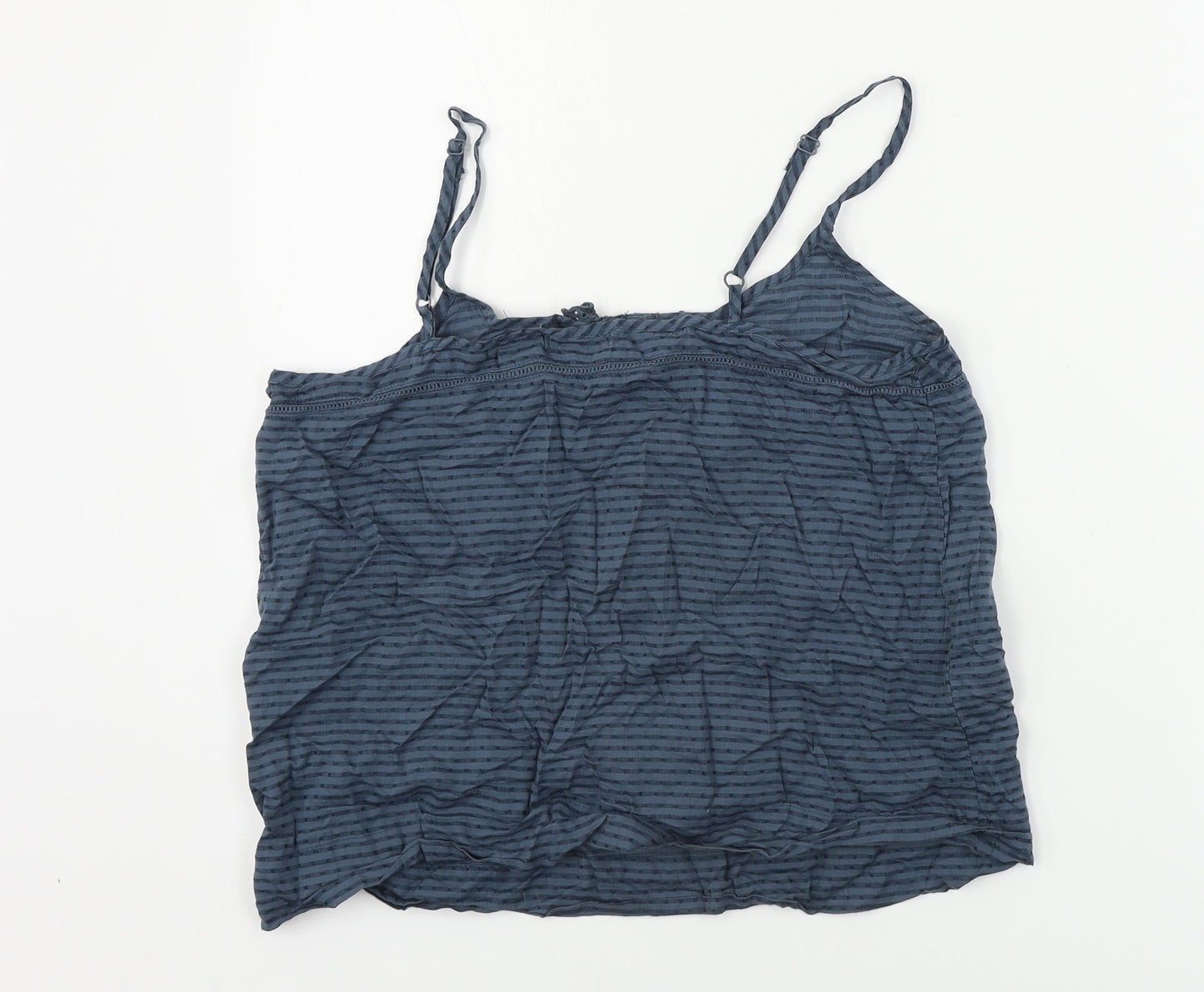 Womens UK Size 12 La Redoute Blue Basic Blouse