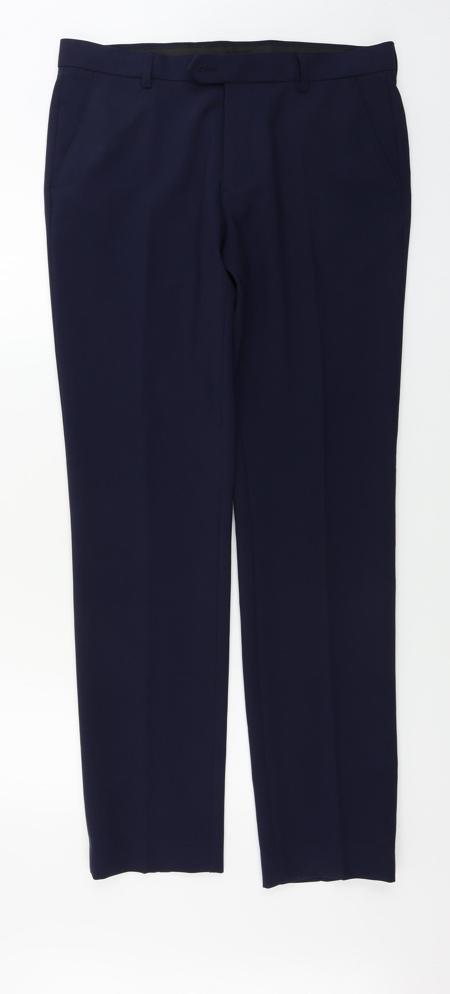 Womens UK Size 34 in NEXT Regular Fit  Blue Trousers