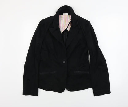 Womens UK Size 14 Miss Selfridge Black Jacket