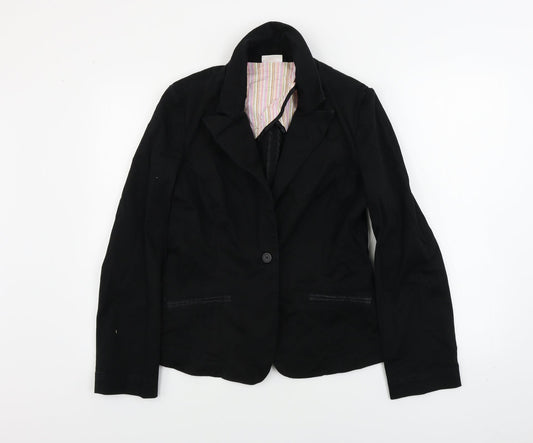 Womens UK Size 14 Miss Selfridge Black Jacket