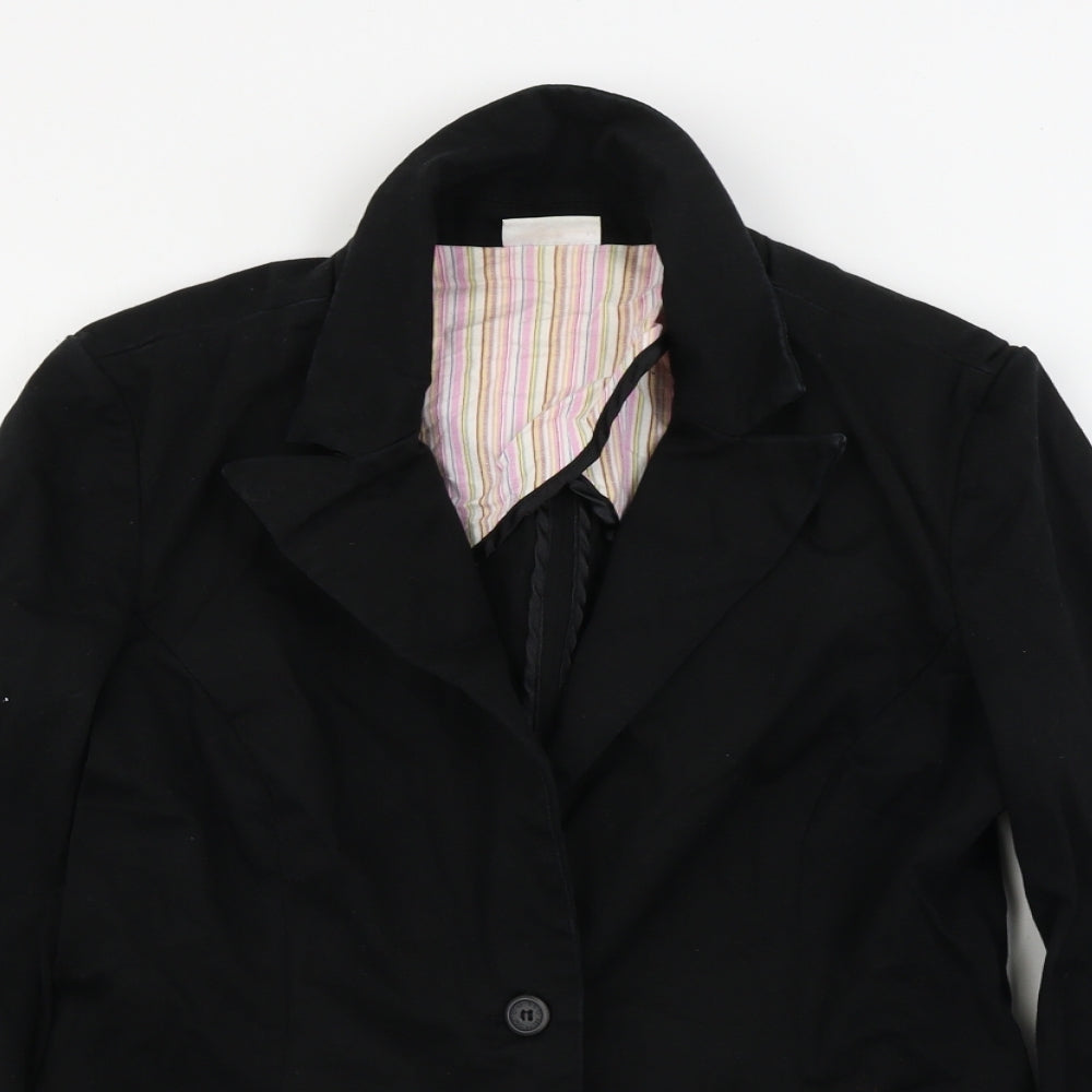 Womens UK Size 14 Miss Selfridge Black Jacket