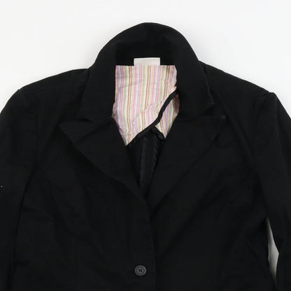 Womens UK Size 14 Miss Selfridge Black Jacket
