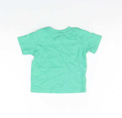Primark Girls Green   Basic T-Shirt Size 3-6 Months