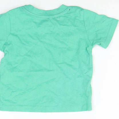 Primark Girls Green   Basic T-Shirt Size 3-6 Months