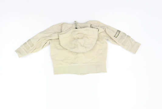 NEXT Boys Beige   Full Zip Jumper Size 12-18 Months