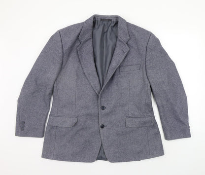 Mens UK Size S Wellington Regular Blue Suit Jacket