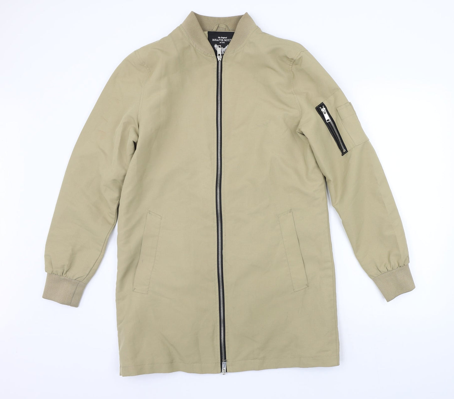 Brave Soul Womens Beige   Jacket Dress  Size M  - washable mark