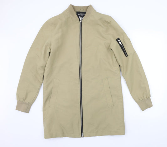 Brave Soul Womens Beige   Jacket Dress  Size M  - washable mark