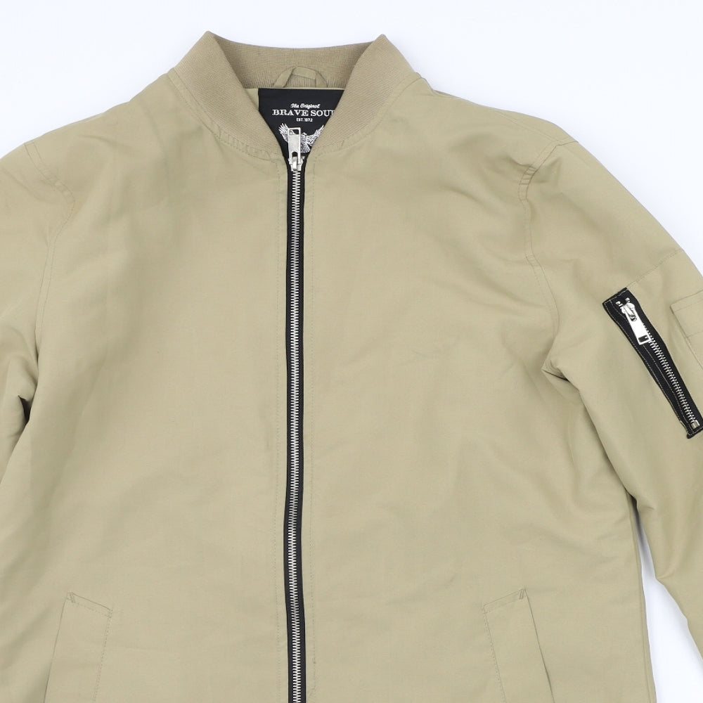 Brave Soul Womens Beige   Jacket Dress  Size M  - washable mark