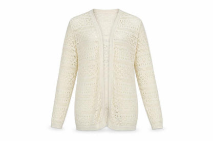 Womens UK Size 10 Peacocks White Cape Jumper