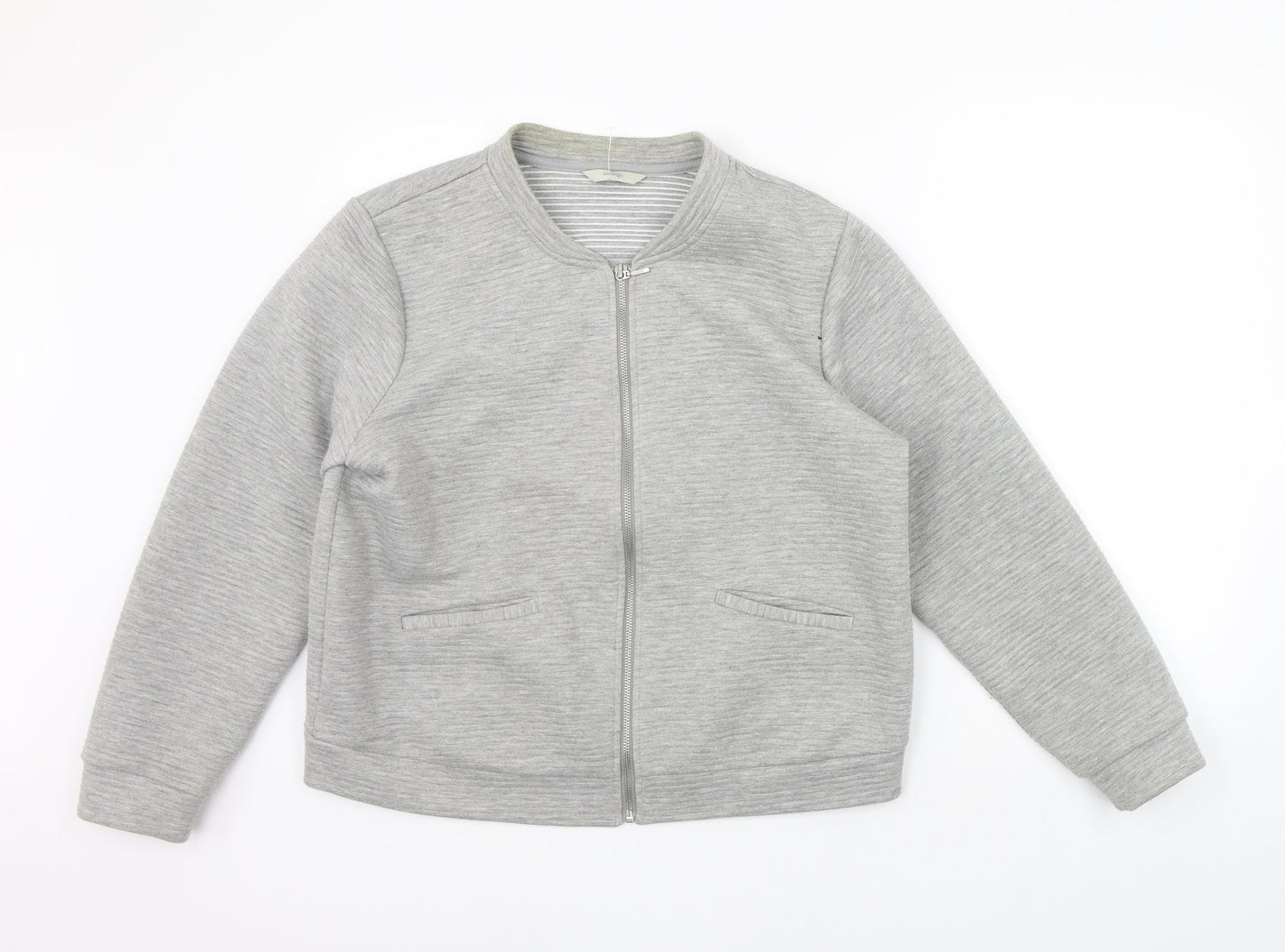 George Womens Grey   Full Zip Jumper Size 18  - washable mark