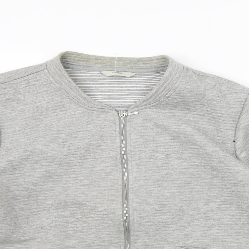 George Womens Grey   Full Zip Jumper Size 18  - washable mark