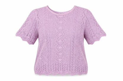 Womens UK Size 14 Berkertex Purple Pullover Jumper