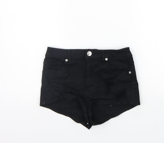 Divided Womens Black   Cut-Off Shorts Size 6