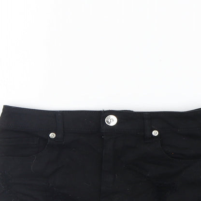 Divided Womens Black   Cut-Off Shorts Size 6