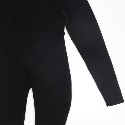 PRETTYLITTLETHING Womens Black   Jumpsuit One-Piece Size L