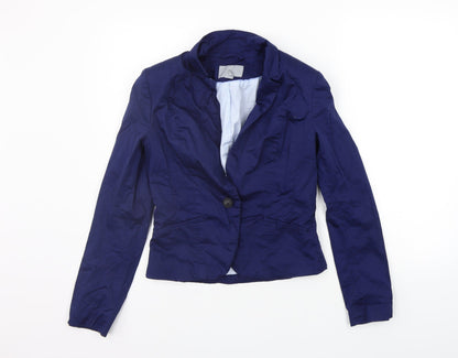 Womens UK Size 10 H&M Blue Jacket