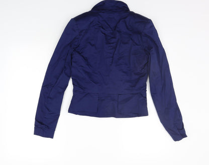 Womens UK Size 10 H&M Blue Jacket