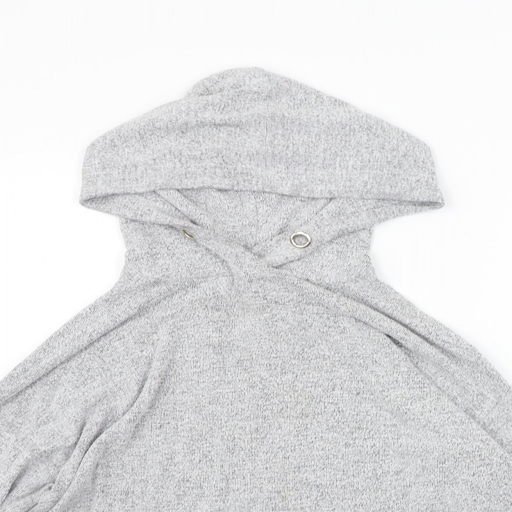 Womens UK Size M River Island Grey Pullover Jumper