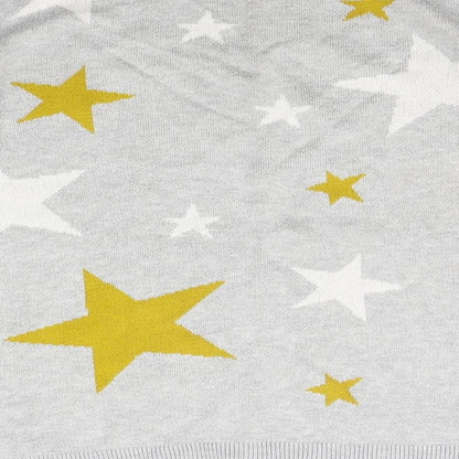 F&F Womens Grey Geometric  Pullover Jumper Size 6