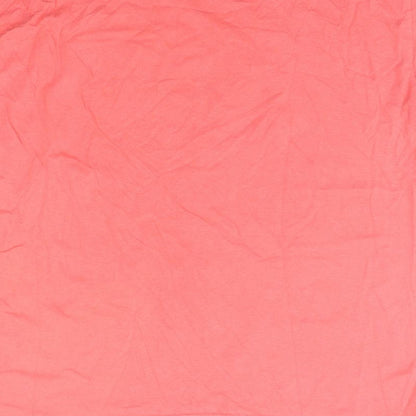 Womens UK Size L Gildan Pink Basic T-Shirt