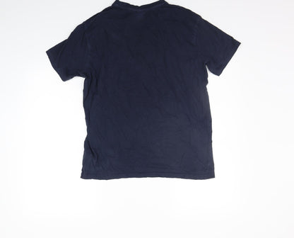 D555 Mens Blue    T-Shirt Size M