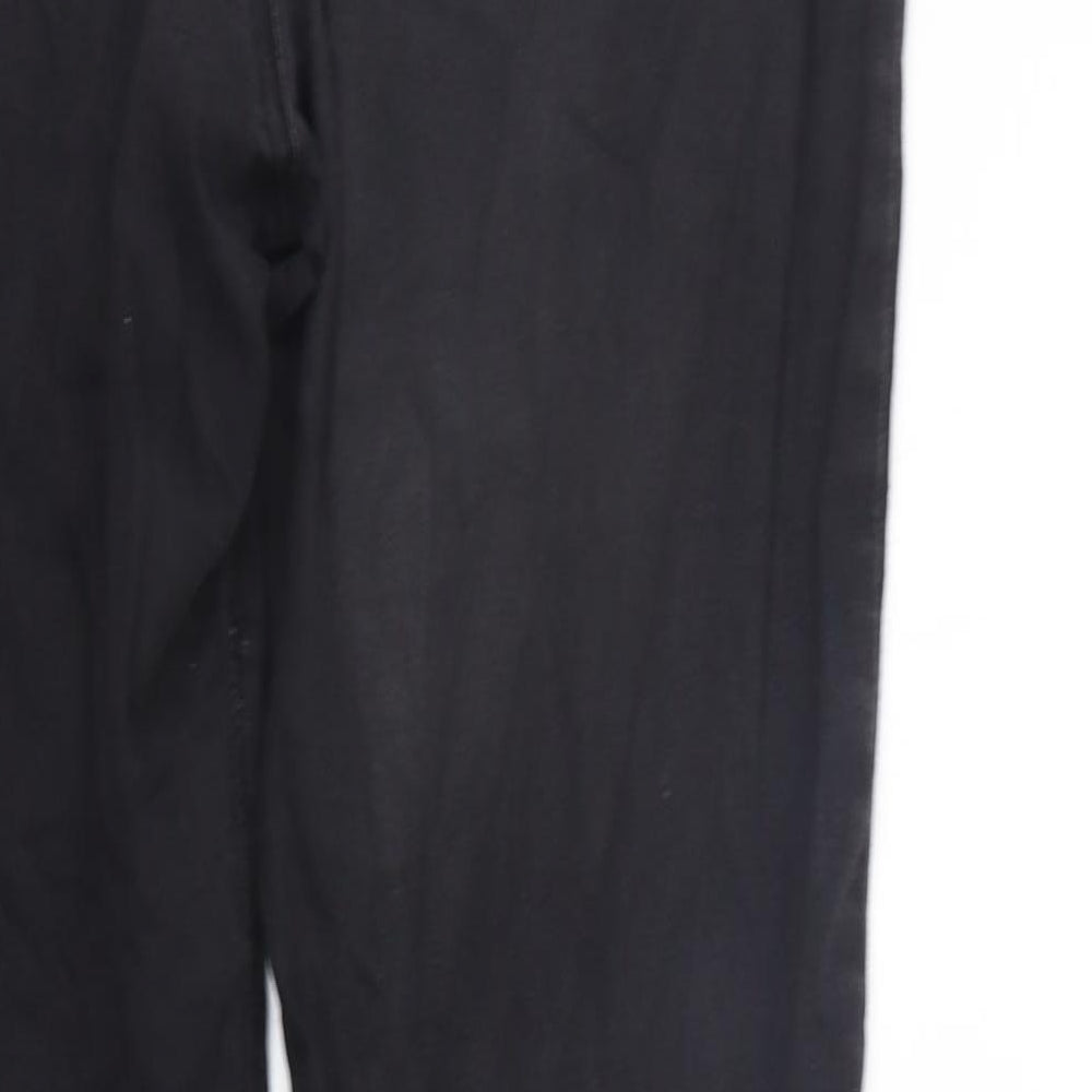 Womens UK Size 16 deniem co Regular Fit Straight Black Jeans