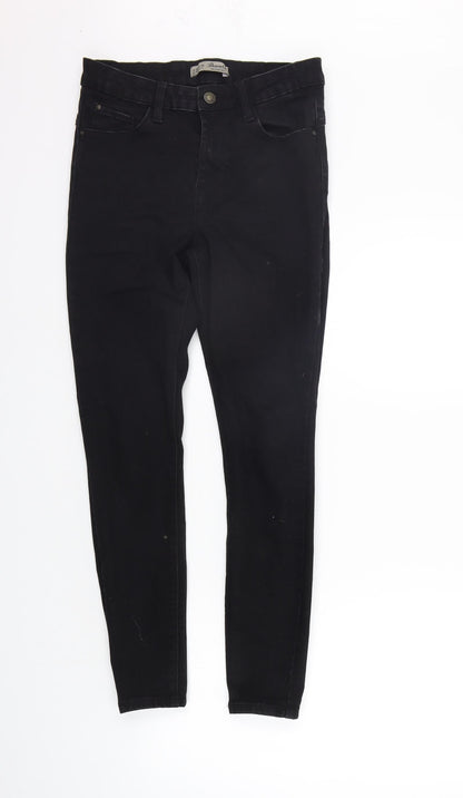 Womens UK Size 12 deniem co Regular Fit Straight Black Jeans
