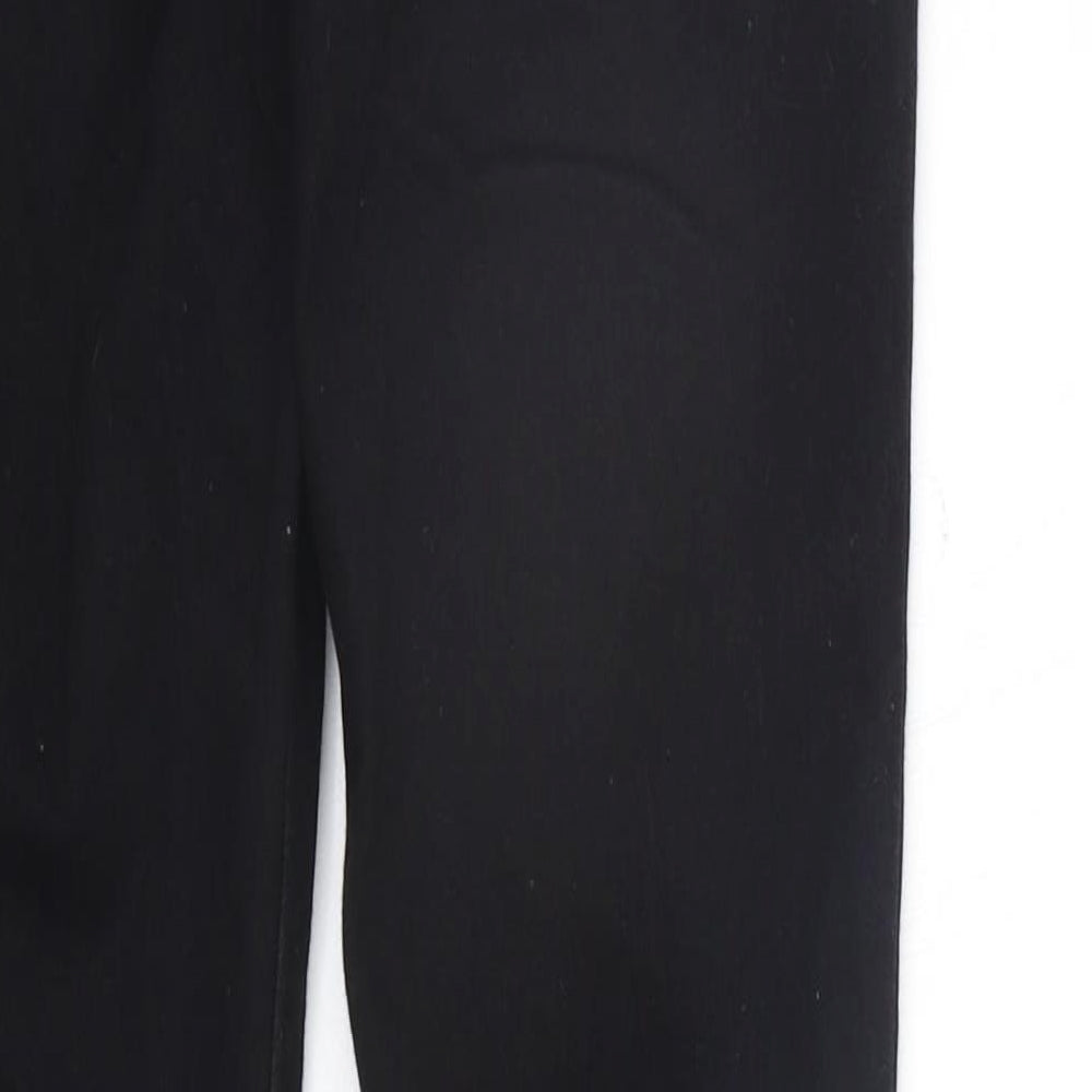 Womens UK Size 12 deniem co Regular Fit Straight Black Jeans