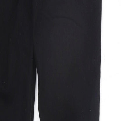 Womens UK Size 12 deniem co Regular Fit Straight Black Jeans