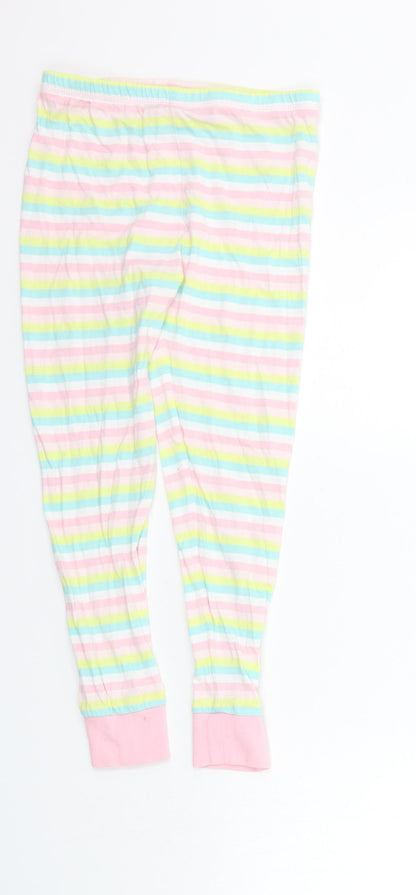 George Girls Multicoloured Striped  Jegging Trousers Size 6-7 Years - Elastic Waist Band
