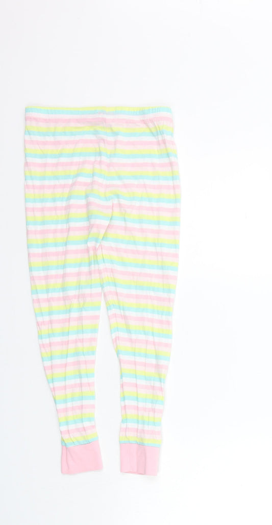 George Girls Multicoloured Striped  Jegging Trousers Size 6-7 Years - Elastic Waist Band