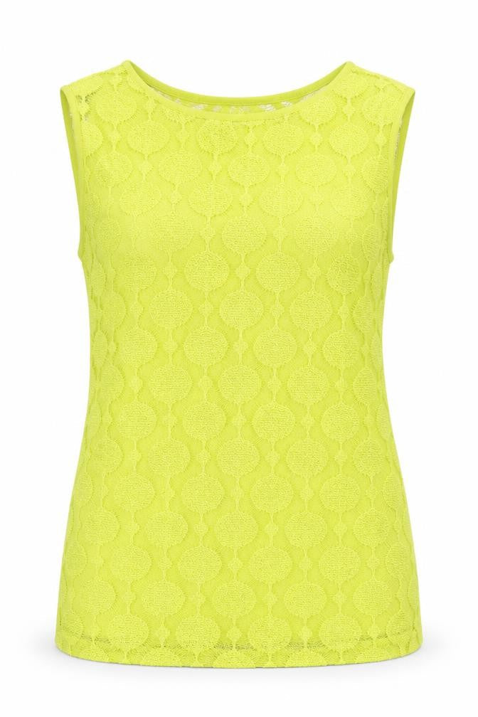 Womens UK Size 10 Principles Green Basic Tank