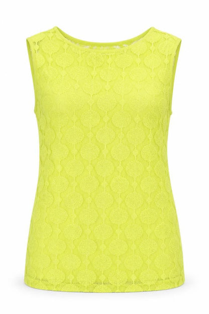 Womens UK Size 10 Principles Green Basic Tank