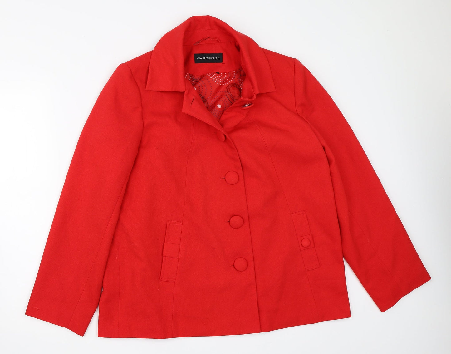 Womens UK Size 14 Wardrobe Red Jacket
