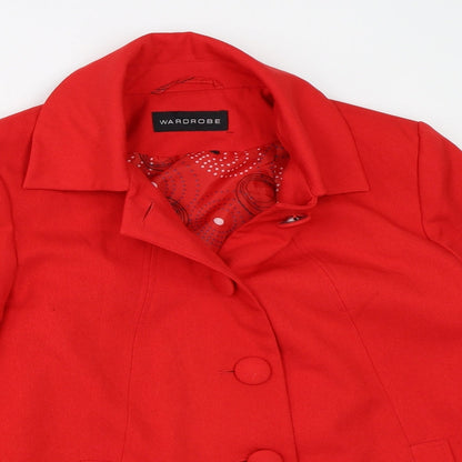 Womens UK Size 14 Wardrobe Red Jacket