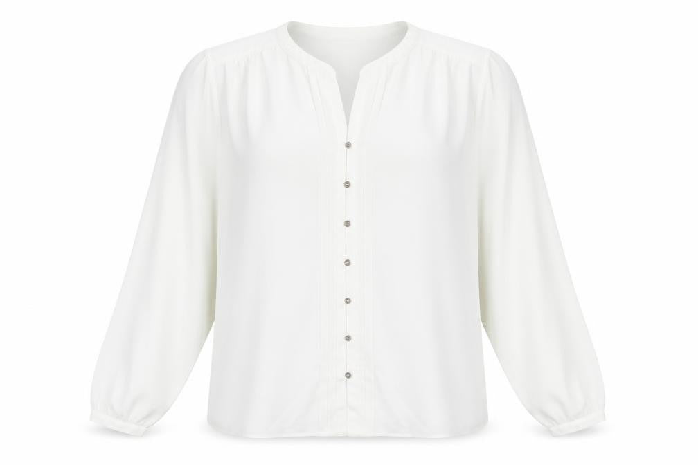 Womens UK Size 20 BHS White Basic Button-Up