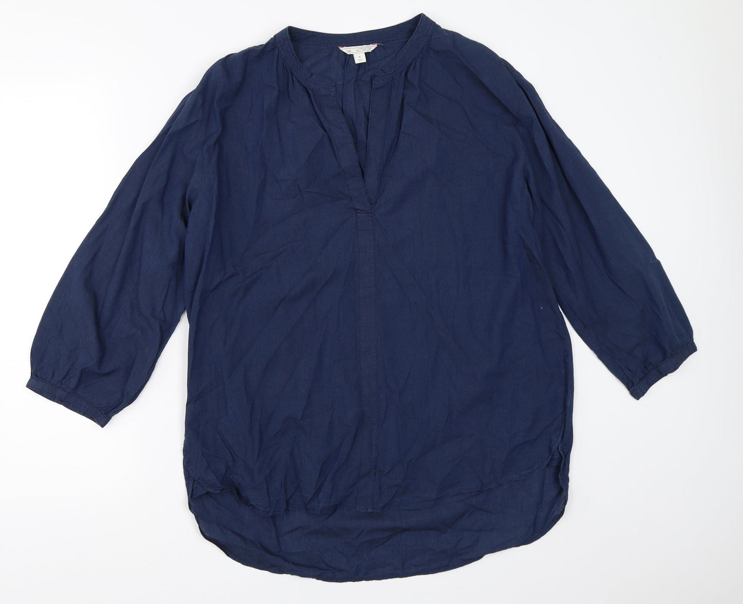 Womens UK Size M Gap Blue Basic Blouse