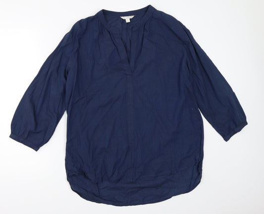 Womens UK Size M Gap Blue Basic Blouse