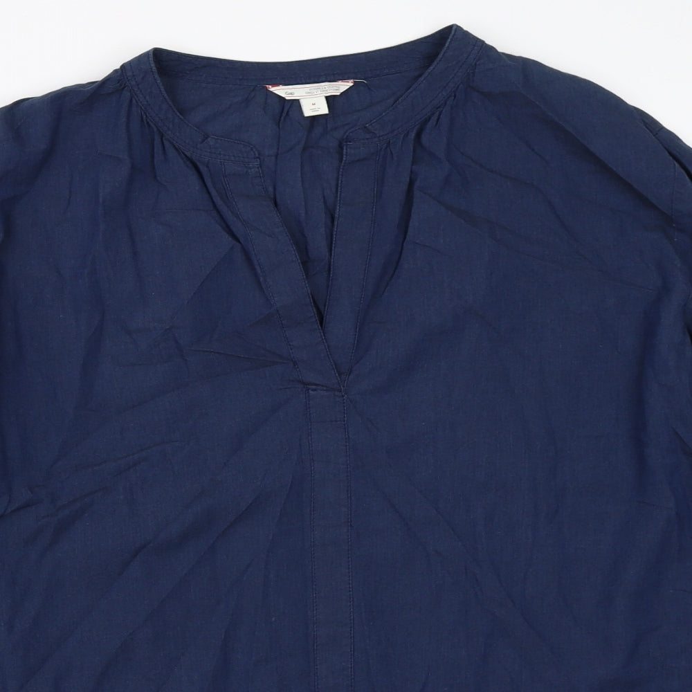 Womens UK Size M Gap Blue Basic Blouse