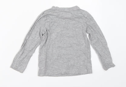 TU Boys Grey   Basic T-Shirt Size 18-24 Months