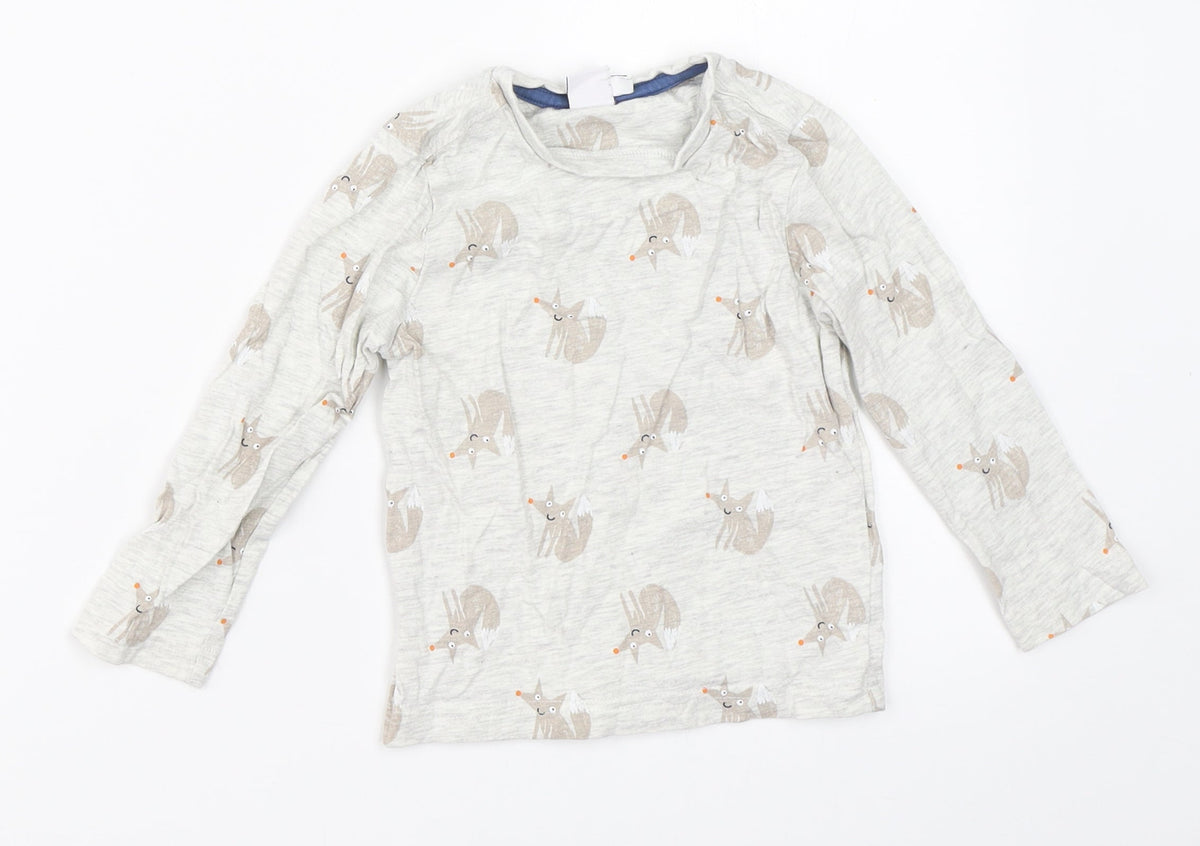 Mini Club Boys Grey   Basic T-Shirt Size 18-24 Months