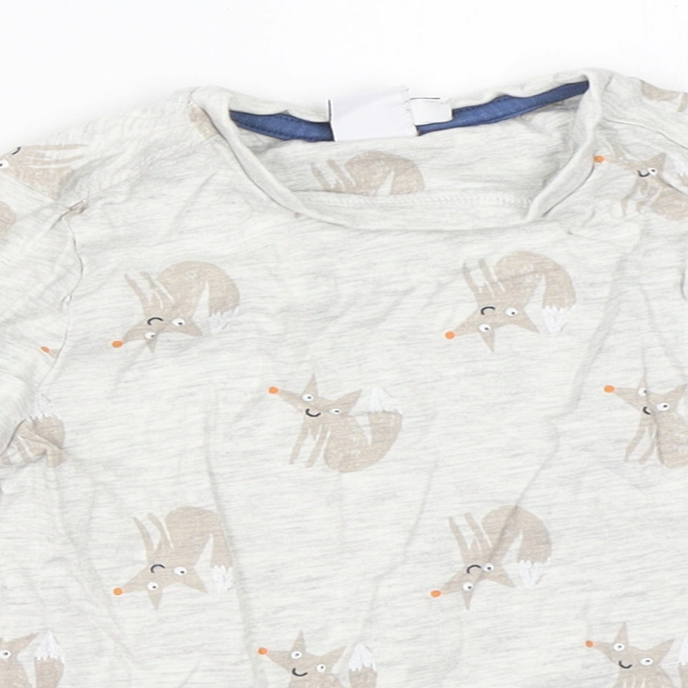 Mini Club Boys Grey   Basic T-Shirt Size 18-24 Months