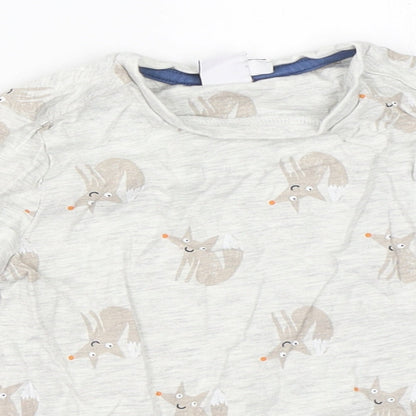 Mini Club Boys Grey   Basic T-Shirt Size 18-24 Months