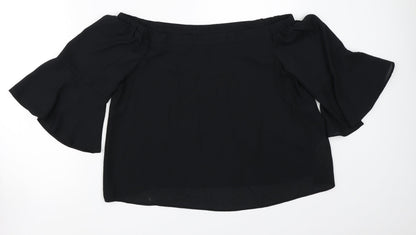 New Look Girls Black   Basic Blouse Size 15 Years