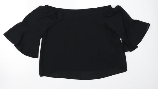 New Look Girls Black   Basic Blouse Size 15 Years
