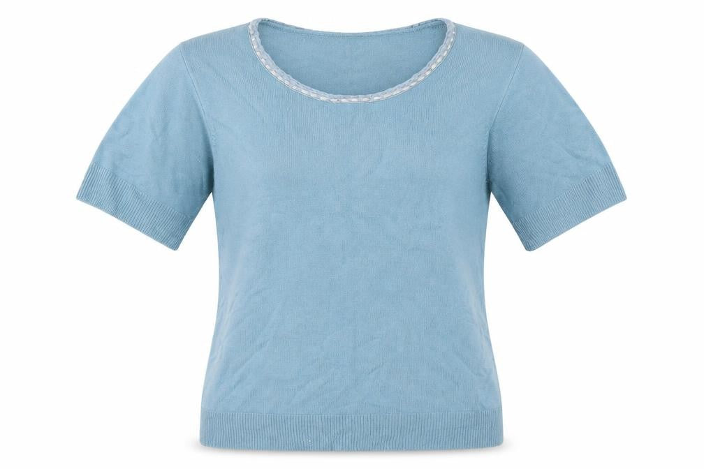 Womens UK Size 38 Daxon Blue Pullover Jumper