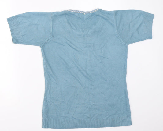 Daxon Womens Blue   Pullover Jumper Size 38